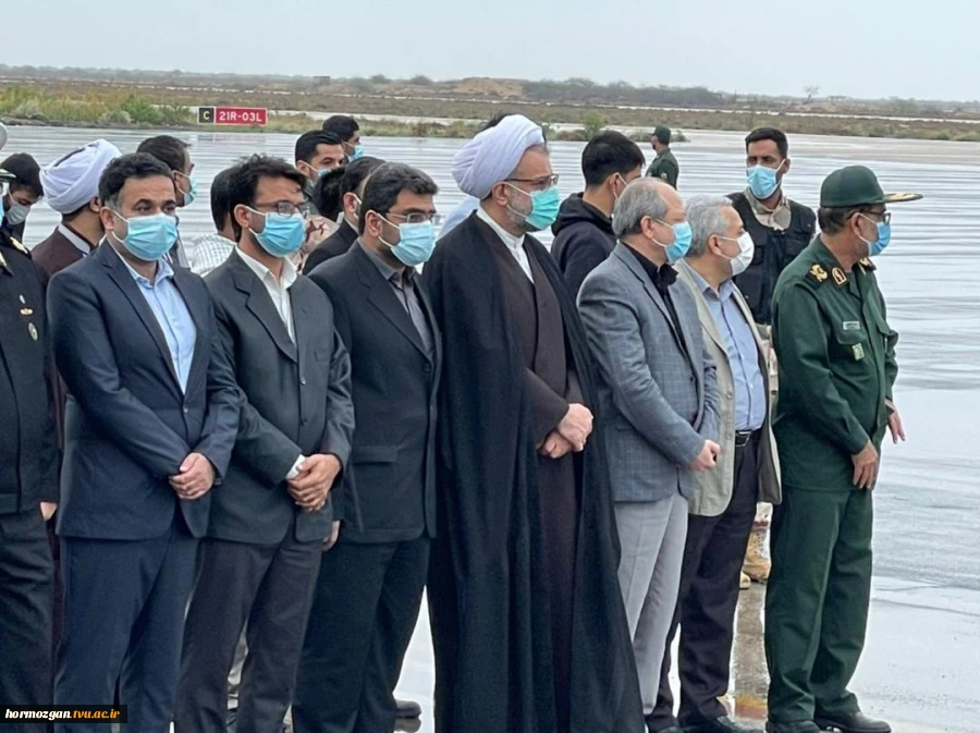 مراسم استقبال پیکر سه شهید دوران دفاع مقدس در فرودگاه بین المللی بندر عباس 2