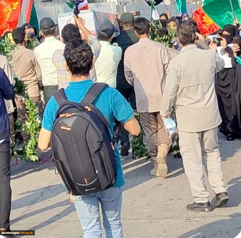 ورود پیکر مطهر شهید گمنام به بندرعباس