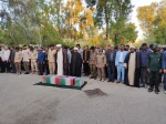 پیکر مطهر شهید گمنام در دانشکده فنی و حرفه ای میناب تشییع و تدفین گردید