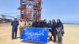 گزارش تصویری برگزاری اردوی راهیان پیشرفت (بازدید از صنایع لنج سازی و سایت های شرکت نفت سازه قشم ) 2