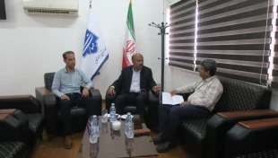 دیدارجناب دکتر سید عبدالکریم هاشمی نماینده محترم مردم شرق هرمزگان در مجلس شورای اسلامی با ریاست محترم دانشگاه ملی مهارت استان هرمزگان 2