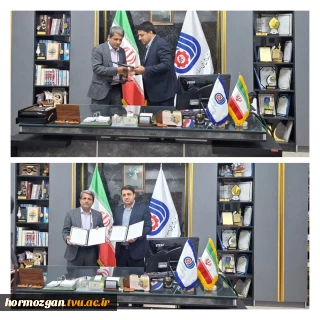 امضای تفاهم‌نامه همکاری بین دانشگاه ملی مهارت استان هرمزگان و اداره‌کل آموزش فنی و حرفه‌ای استان