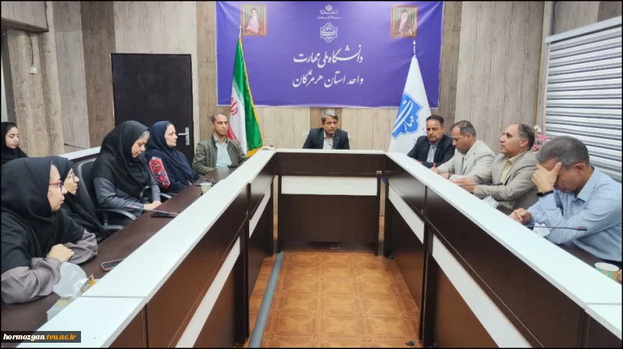 برگزاری مراسم معرفی معاون فرهنگی و دانشجویی دانشگاه ملی مهارت استان هرمزگان 5