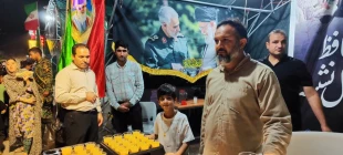 برپایی موکب آموزشکده ملی‌ مهارت میناب به مناسبت شهادت امام صادق (ع) در گلزار شهدای دانش آموز 
 2